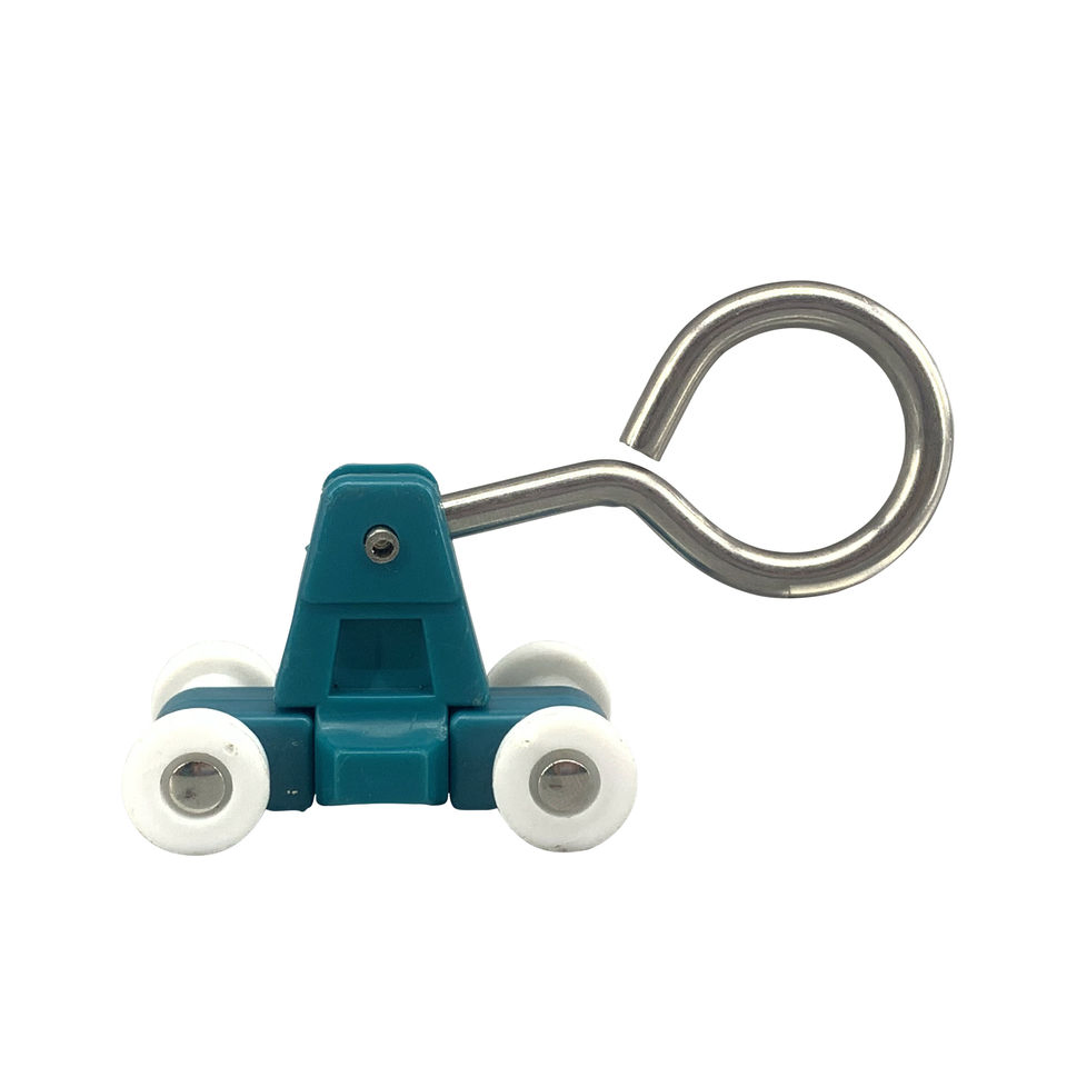 High Quality Durable Four Wheels Stainless Steel Hook Half Alloy Structure Hospital Track Runner