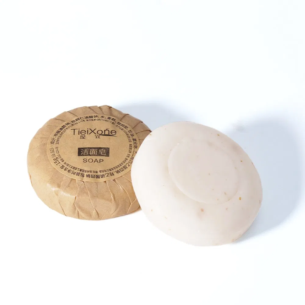 Elegant Design Hotel Soap with Private Logo and ISO9001 Certification