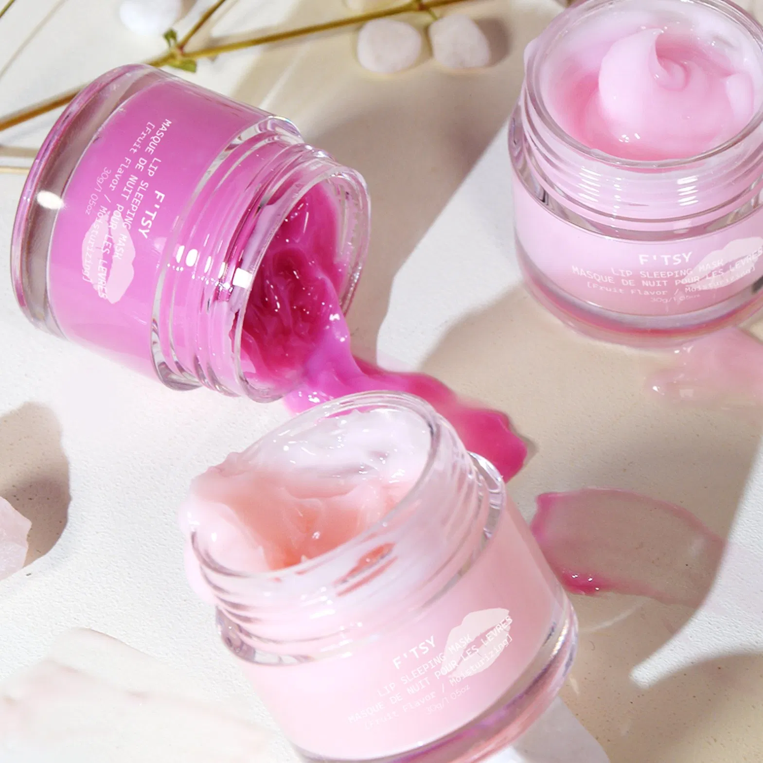 Hot Sale Custom Logo Skincare Lip Masks Sleeping Skincare Lip Masks