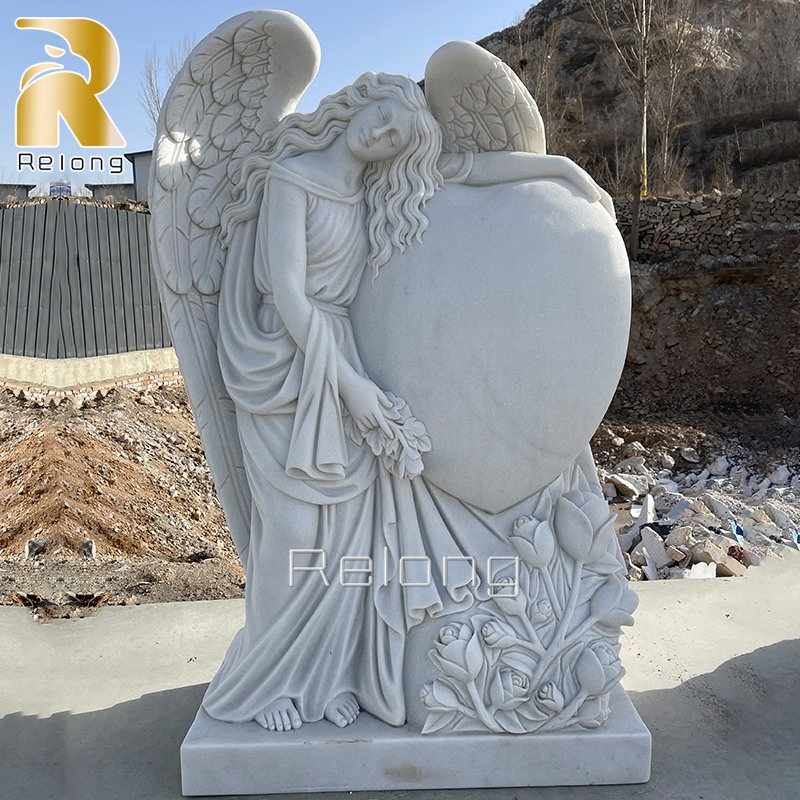 Custom Memorial Marble Carving Tombstone Sculptures