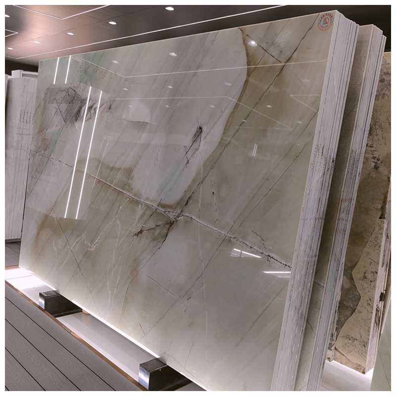 Brazilian Luxury Cristallo Tiffany Exotic Quartzite Slabs
