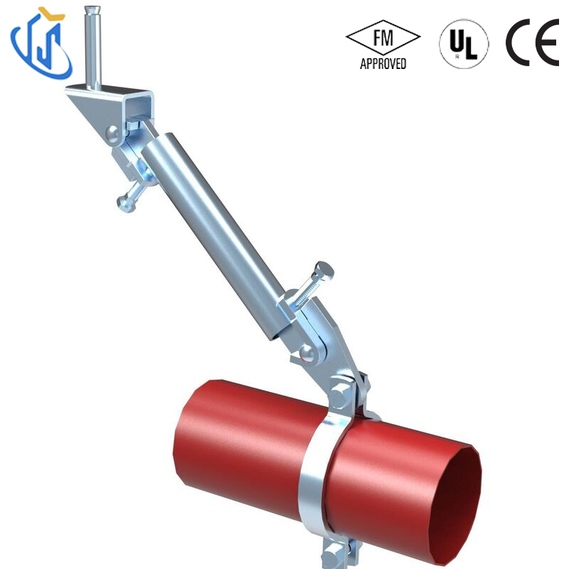 UL FM CE Certified Adjustable Seismic Base Connector for Structural Steel Support System