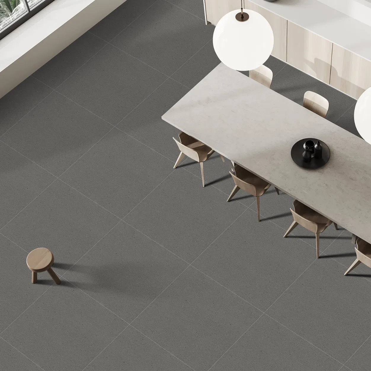 Керамогранитная плитка Deep Grey 600x600 мм матовая