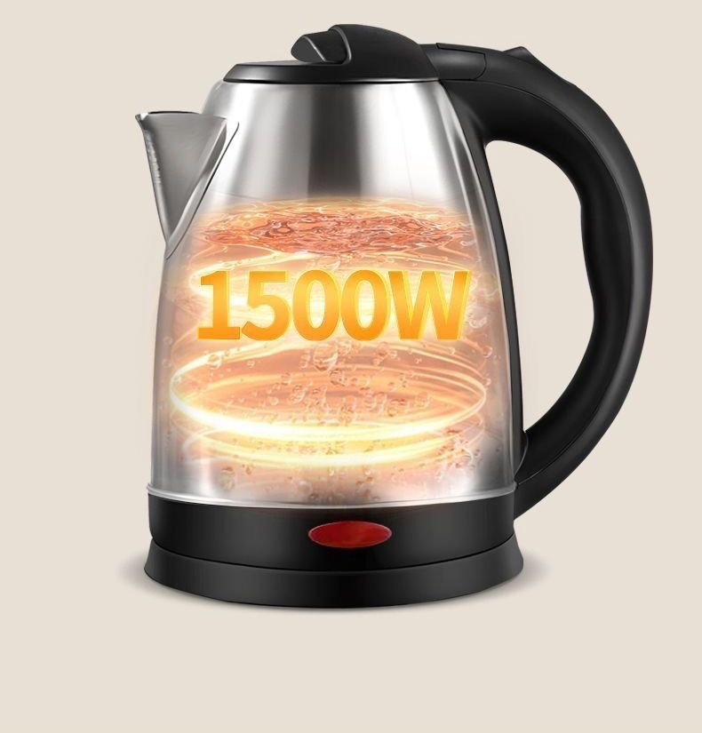 Stainless Steel 2L Electric Kettle with Automatic Power-off Function