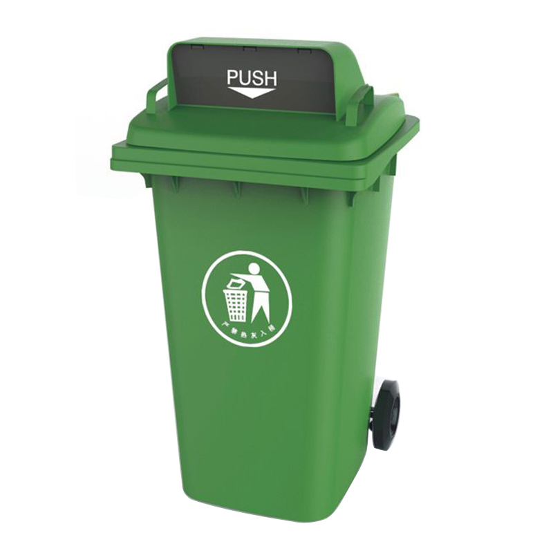 Пластиковый мусорный бак 120 л для улицы