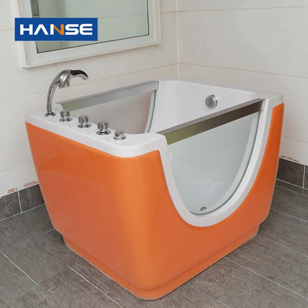 Popular Free Standing with Air Bubble Massage Baby Bath Tub