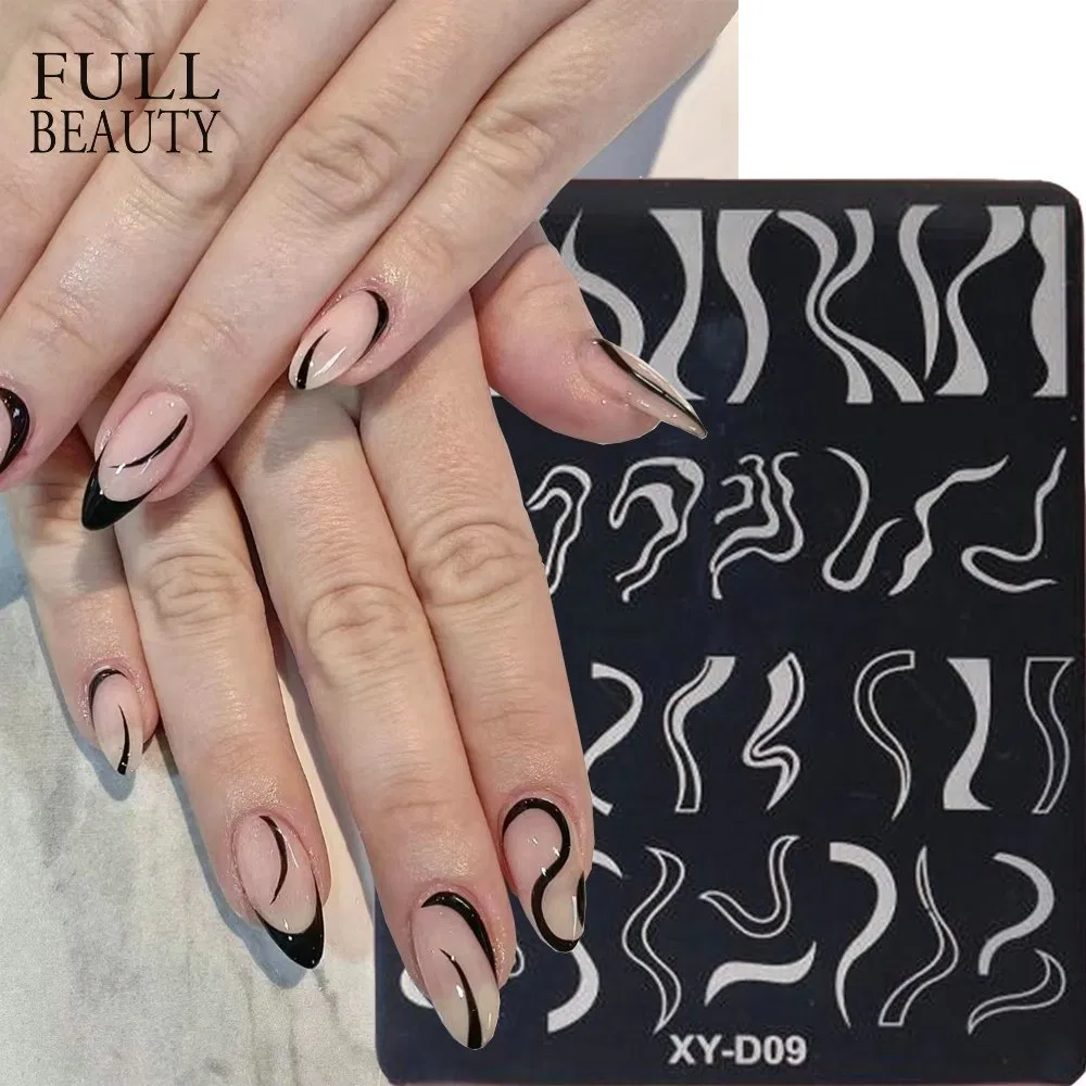 Metal Custom Nail Art Stamp Plate for DIY Nail Painting Tool OEM Stamping
