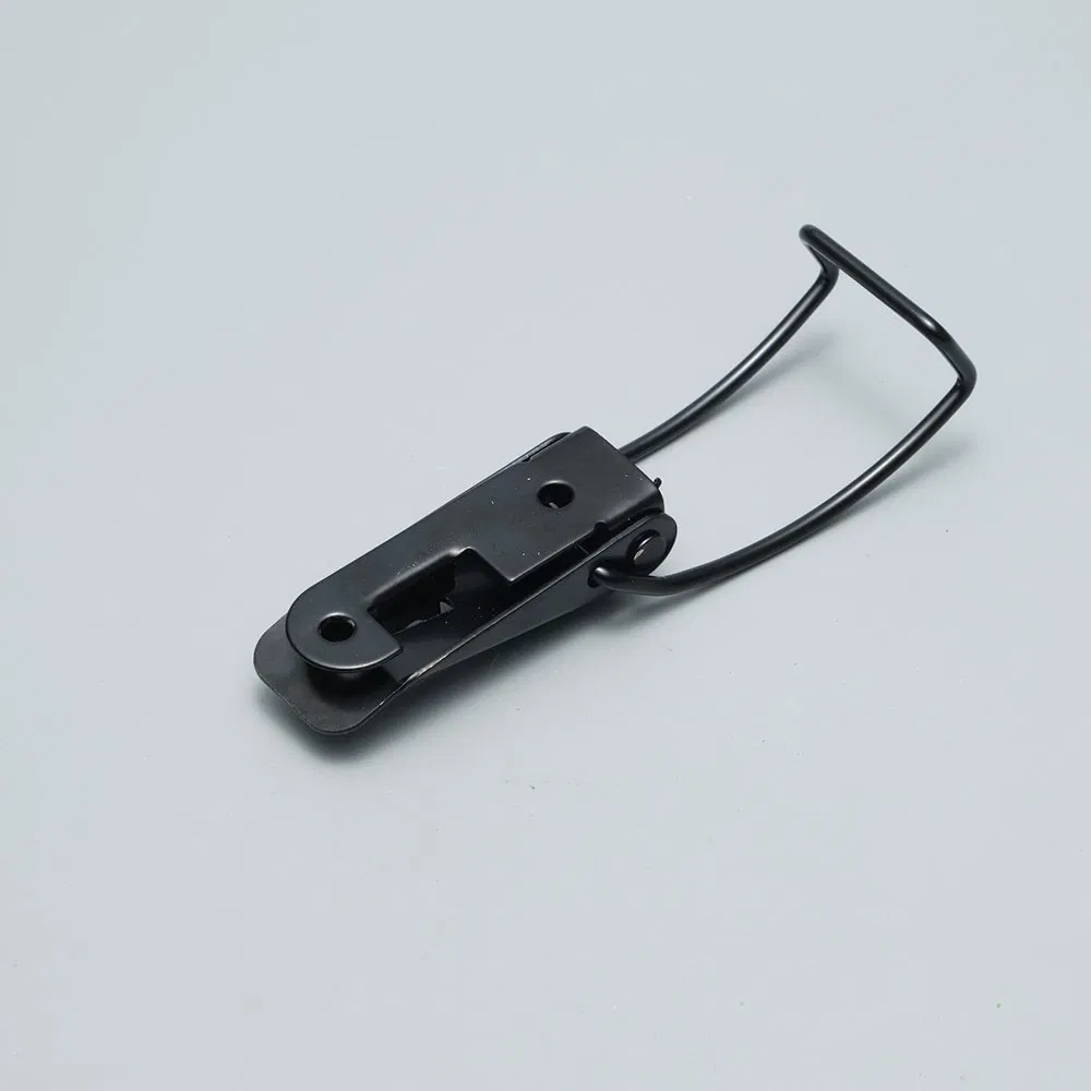 Stainless Steel Lockable Black Toggle Draw Latch Catches for Box