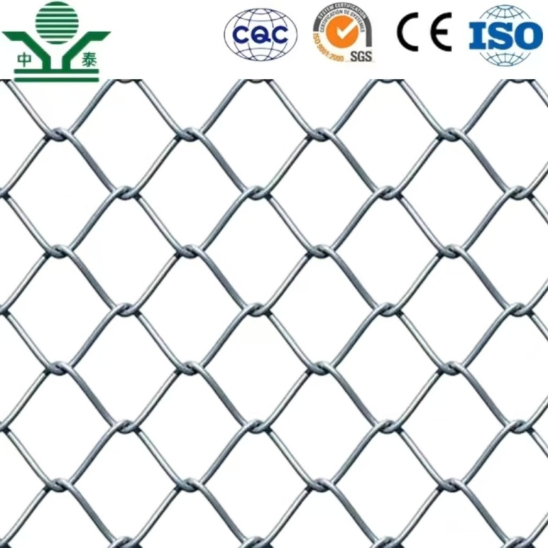 Hot DIP Galvanized Low Carbon Steel 50*50 Chain Link Fence