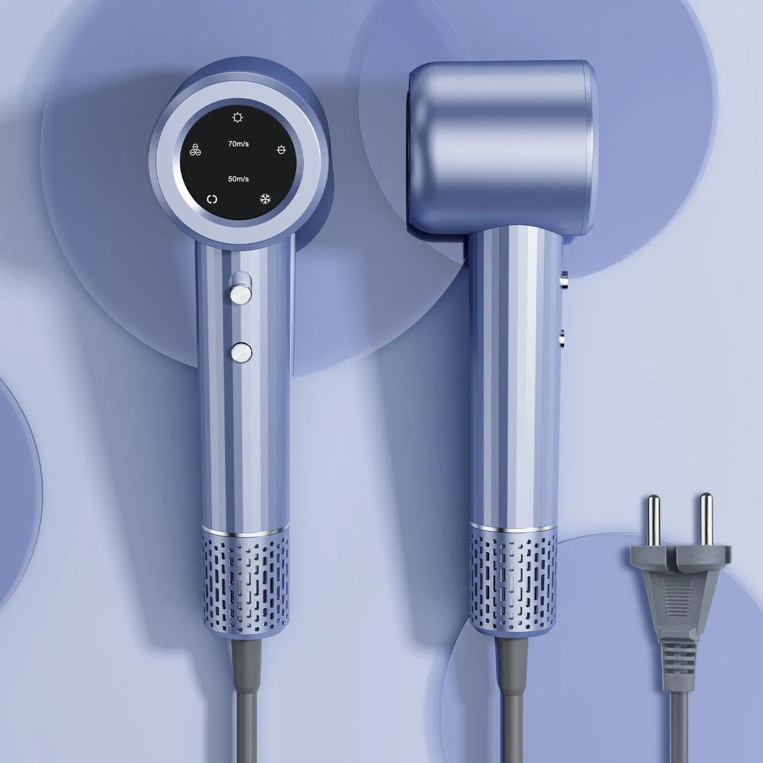 Portable Large Battery Capacity Fast Blow Styler Hair Dryer for Travel Use