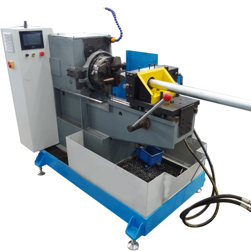 Single Station Semi Automatic Pipe End Threading Machine