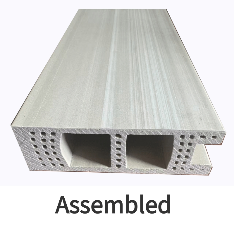 Online Technical Support WPC Majoys Carton Customized Wardrobe Wall Panel