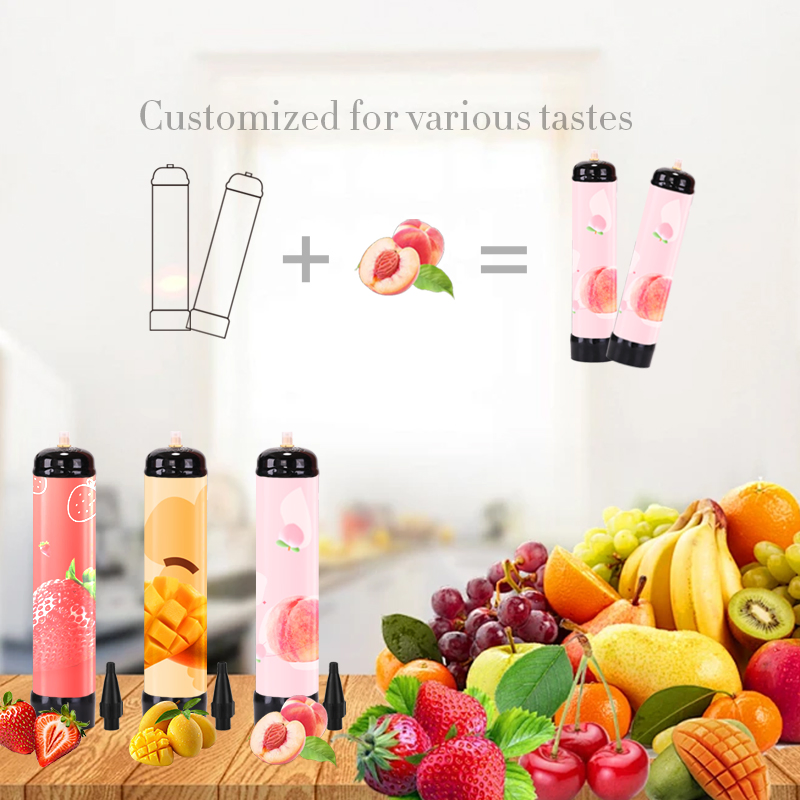 USA Au Warehouse 7 Day Delivery Cream Whipped Chargers 640g No MOQ Multi-Flavour Food Grade 0.95L Whipped Cream Chargers