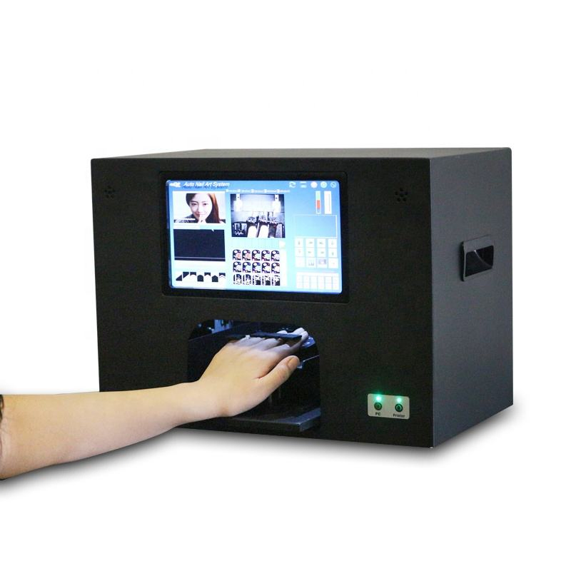 Wholesale Digital Nail Flower Printing Device Fashion Nail Paint Tools Beauty Equipment 5 Fingers Nail Art Printer