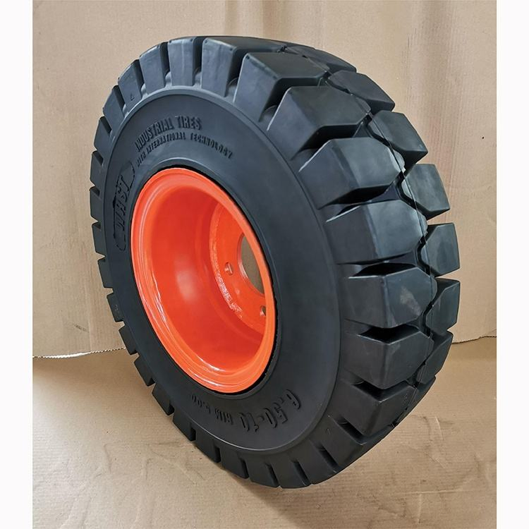 Wonray Solid Forklift Tire 6.50-10 / 5.00F-10 Industrial Solid Rubber Tire