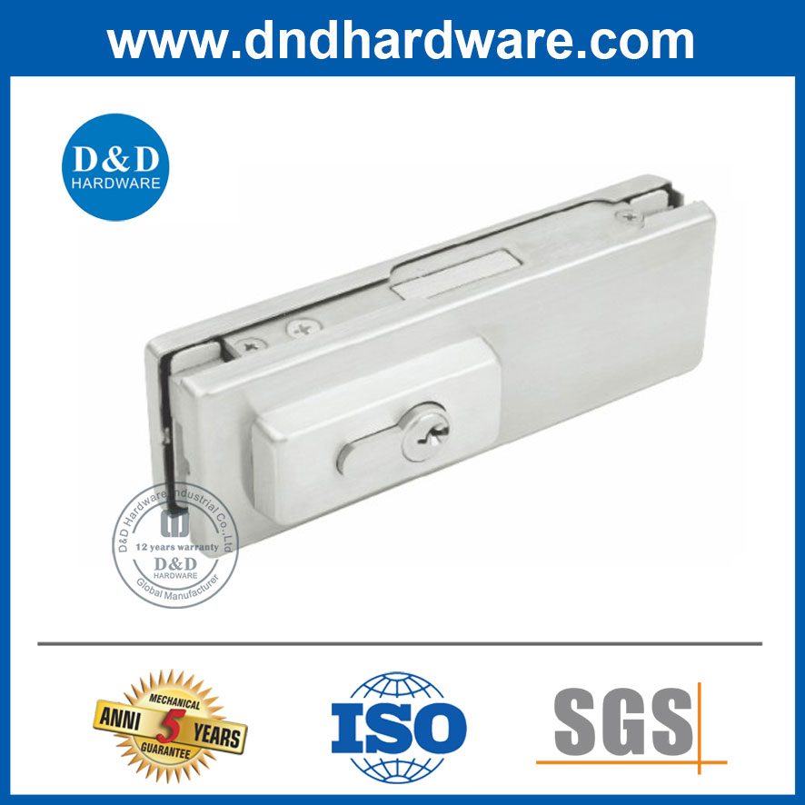 Stainless Steel High Quality Glass Patch Fitting Lock for Office Glass Door