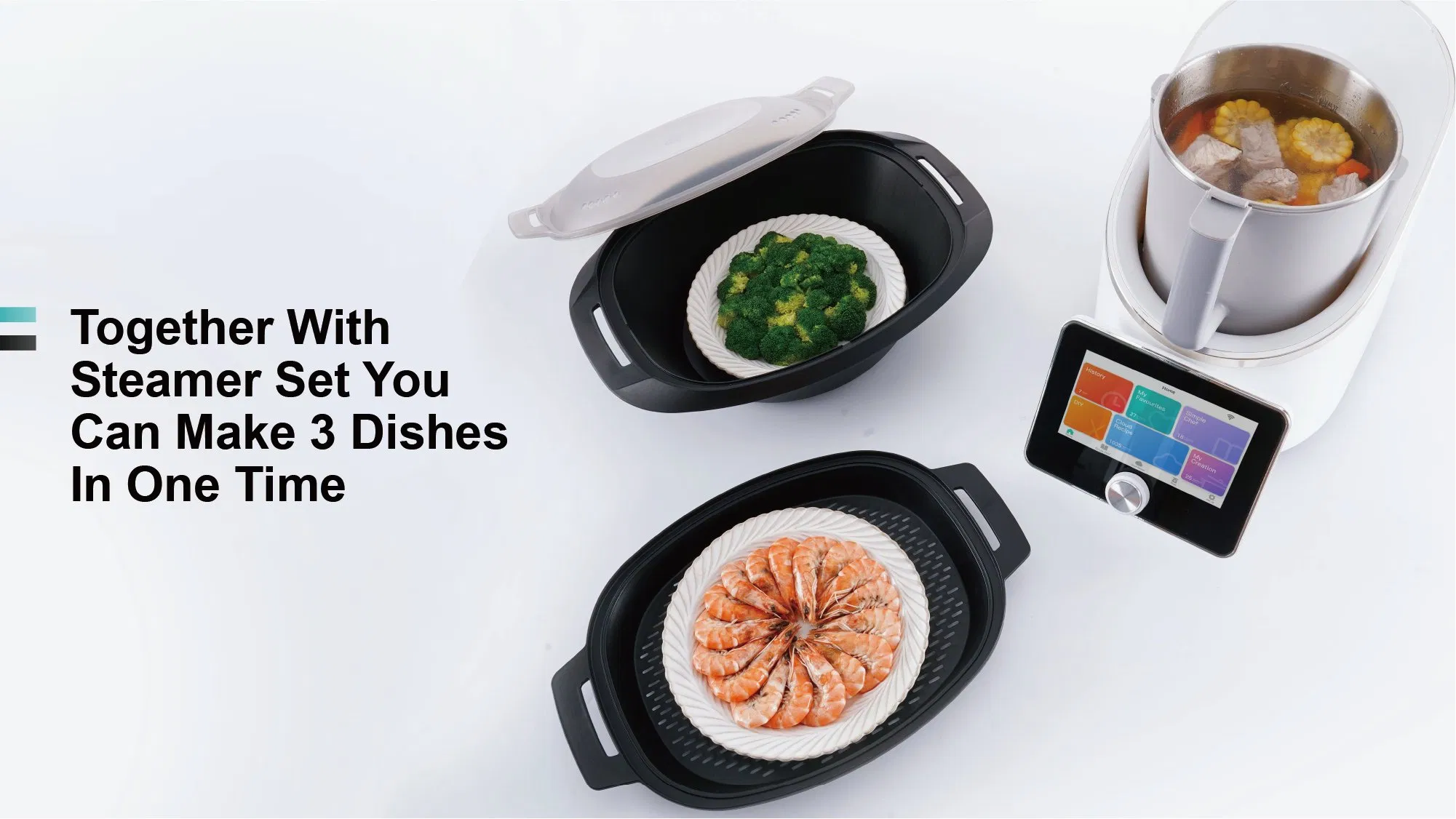 Smart Cooking Robot with APP Cooking Food Processor Thermo Cooker