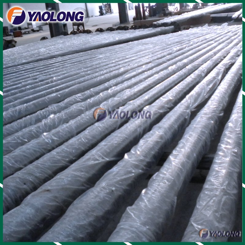 15m AISI 304L One Piece Flag Pole with Automatic Brake System