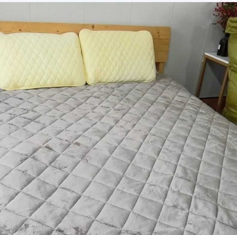 Custom Winter Warm Fleece Soft Hotel Bed Sheets Cover Velvet Home Fitted Sheet