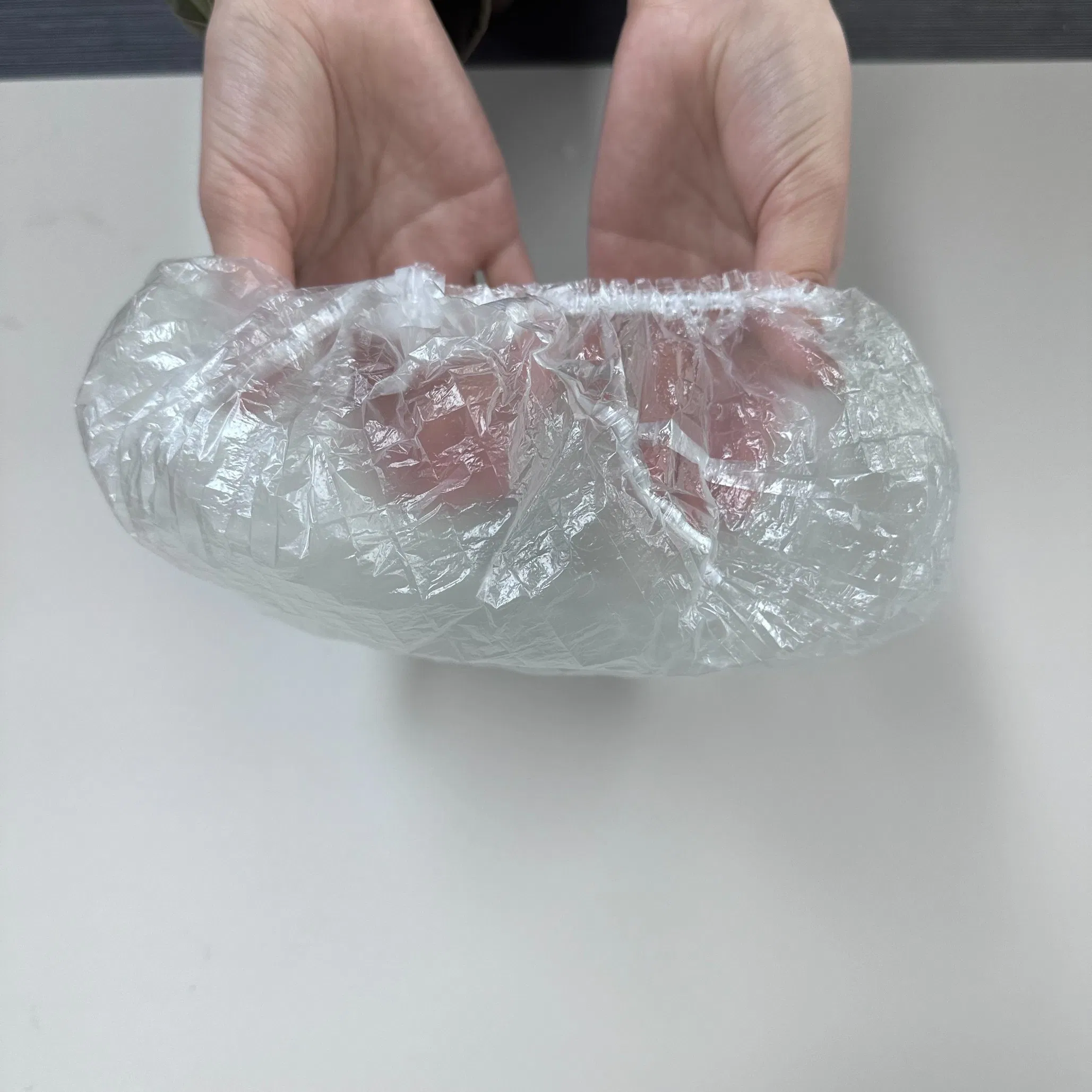 Disposable Shower Cap Waterproof Hair Protection for Hotel Amenities and Salon Supplies