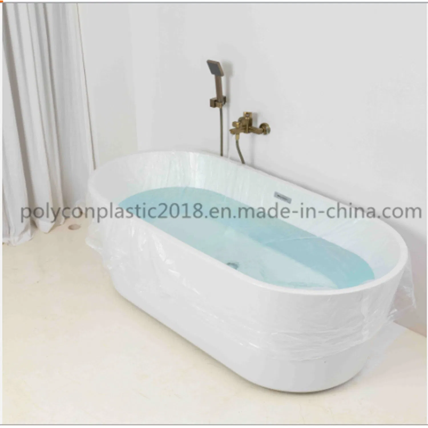 Disposable Bath Plastic Bag Bathtub Film Baby Swimming Pool Bathroom Bathing Barrel SPA Plastic Bag Custom