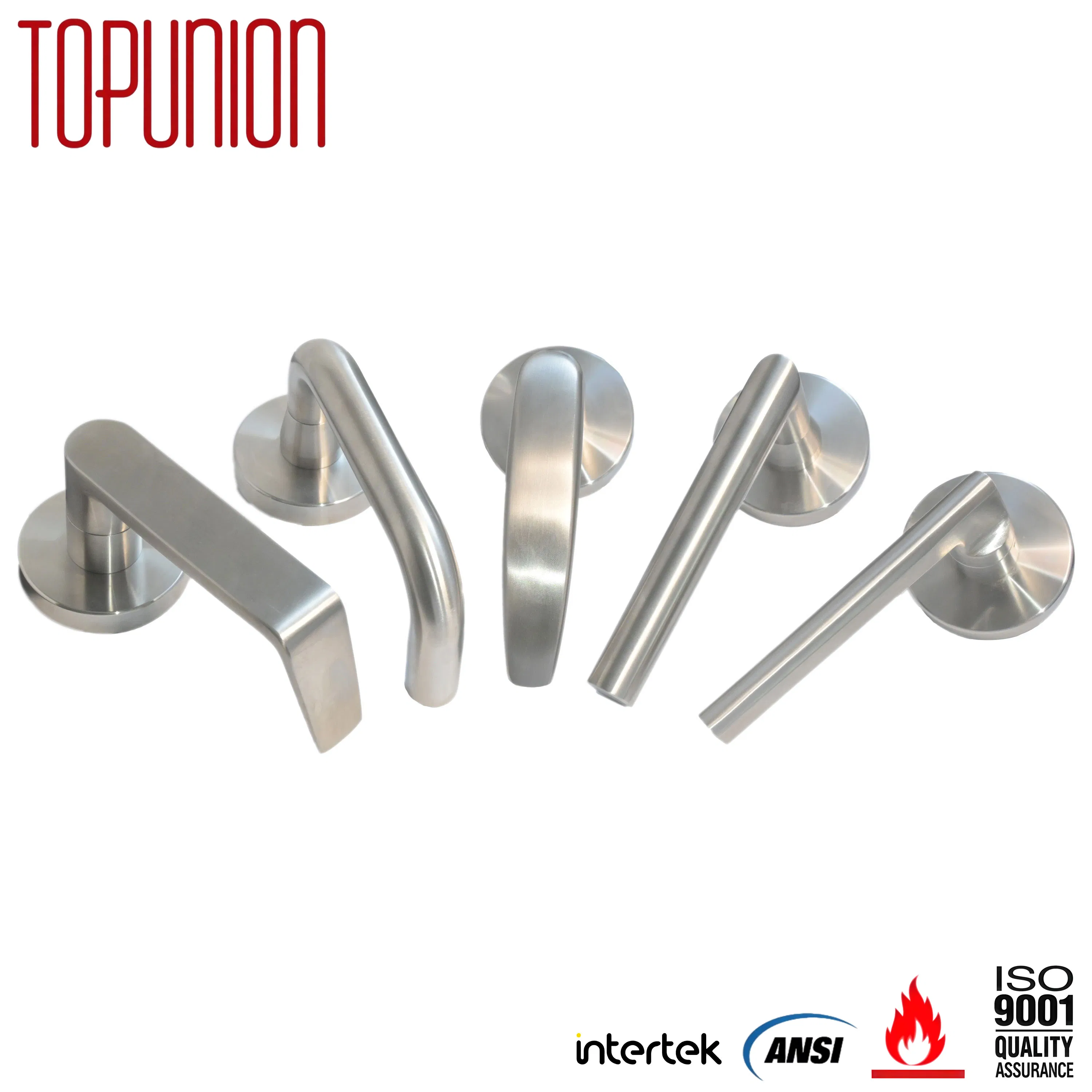 SS304 American Style Commercial Entrance Door Lever Handle