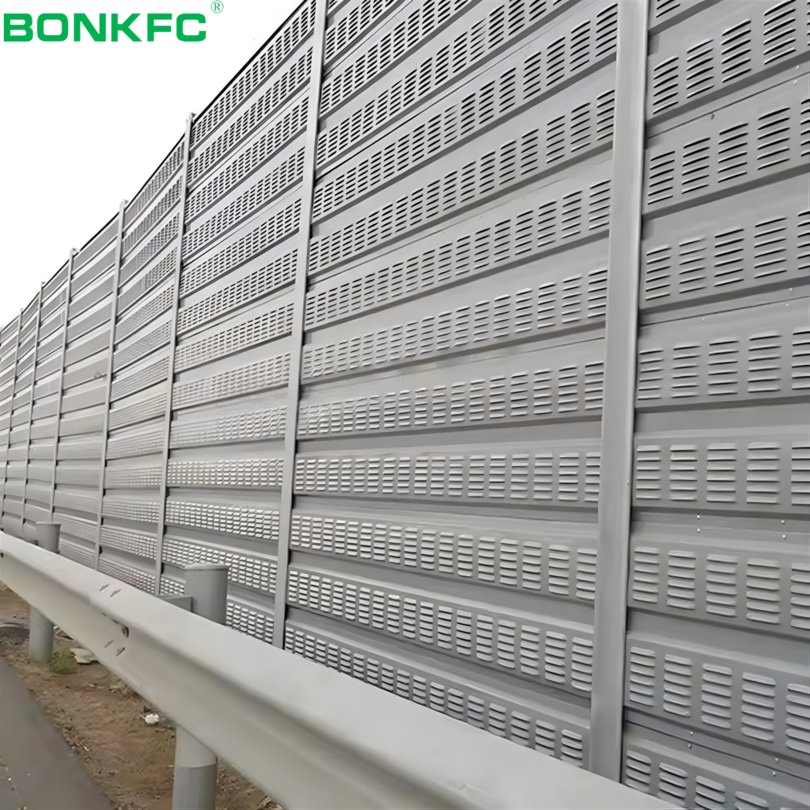 Used for Commercial Street Clear Sound Proof Fence Panels Shopping Mall Acrylic Acoustic Noise Barriers