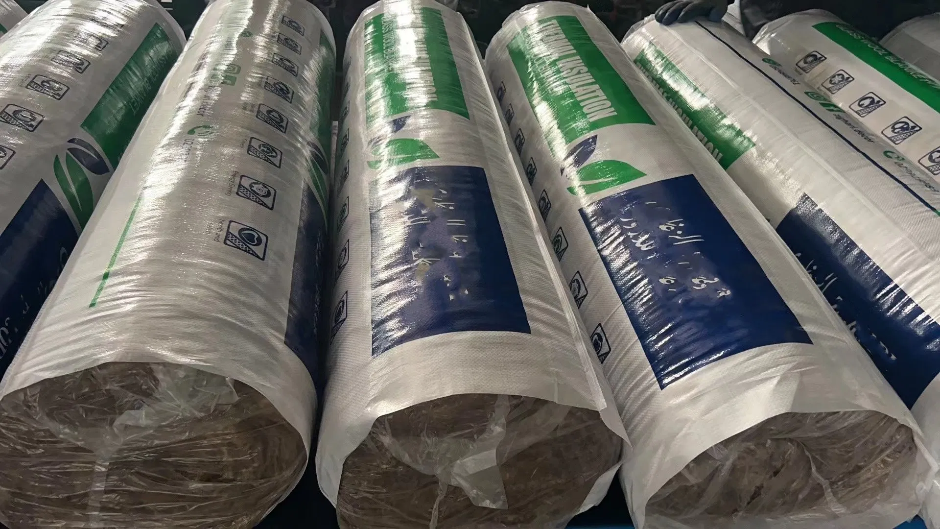 Fireproof Formaldehyde-Free Brown Fiberglass Glass Wool Blanket Environmental Friendly USA Canada Australia