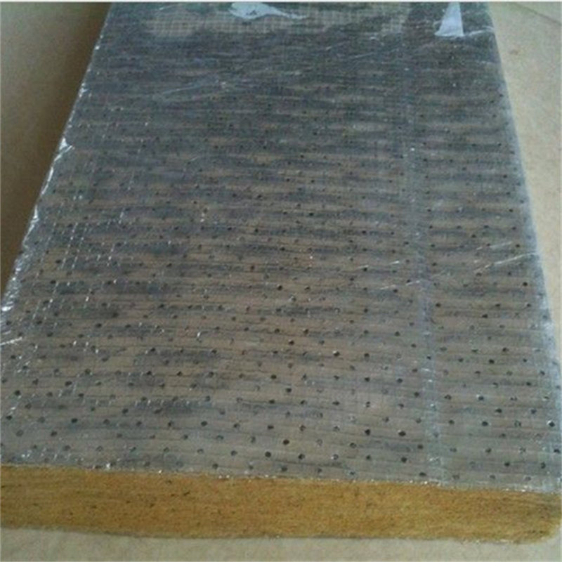 CE, ISO Certification Rockwool Board with Aluminum Foil Facing Insulation Material