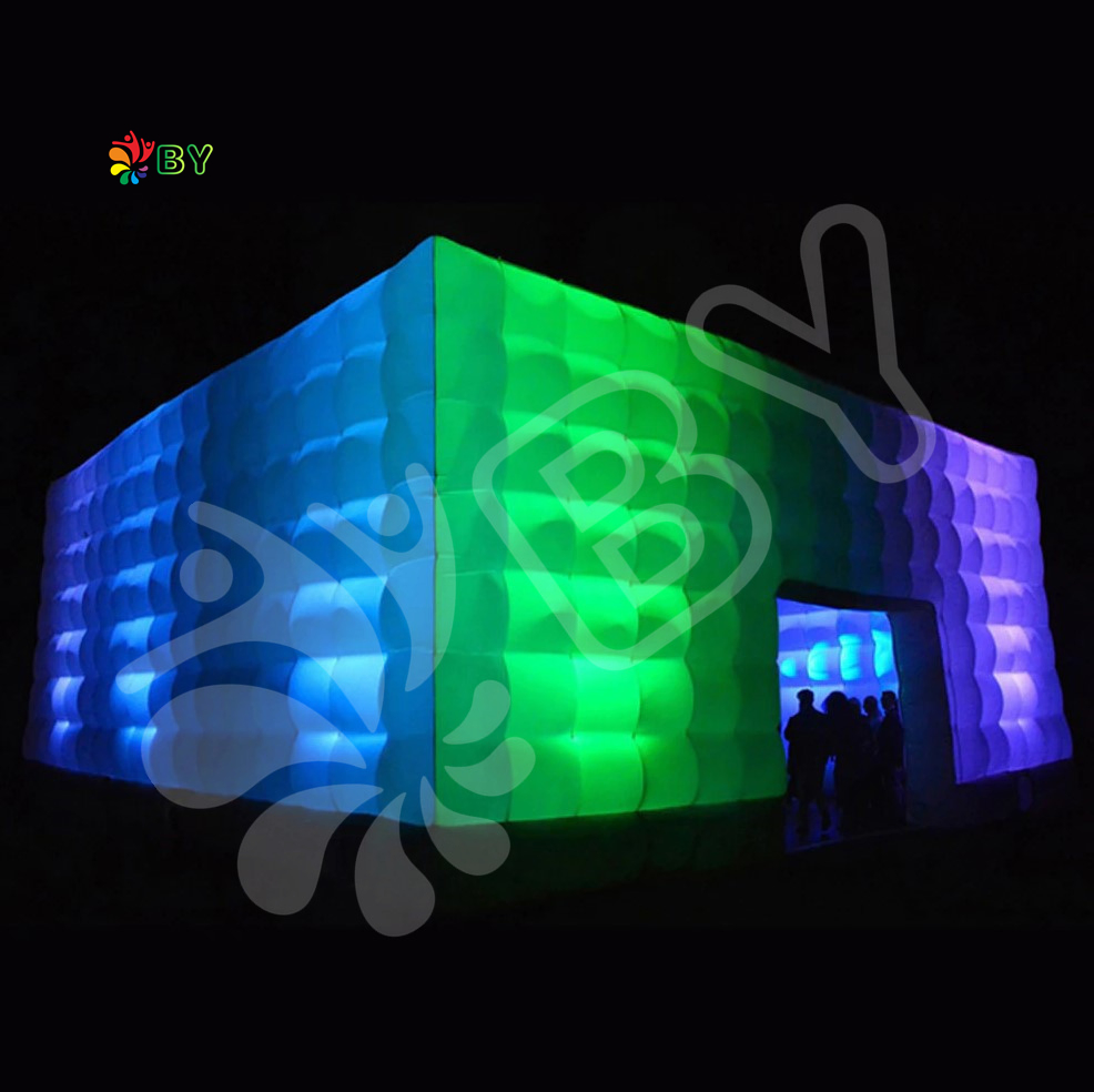 Cubic White Inflatable Photo Studio, Inflatable Photo Booth for Party