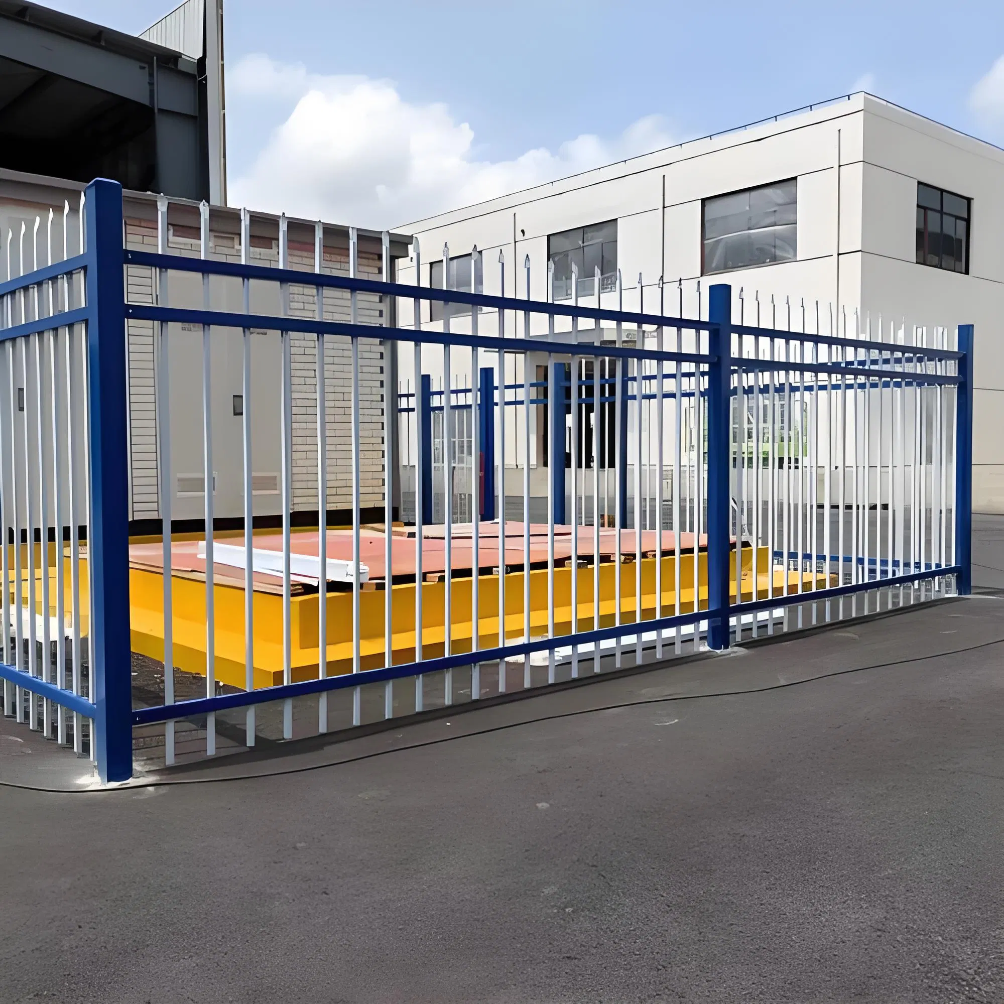 Durable Zinc Coated Iron Fence with Easy Assembly Features