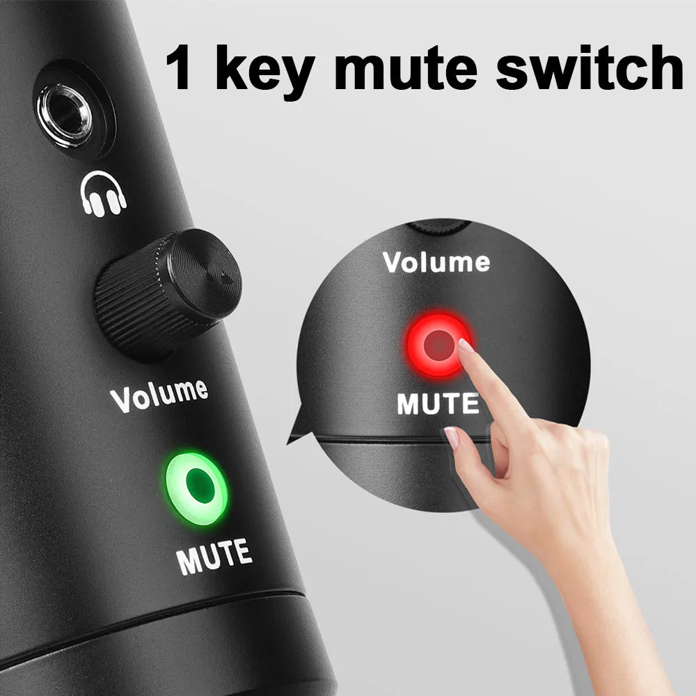 Sdondz Ma9 Professional USB Capacitor Microphone for Voice Clarity and Noise Reduction