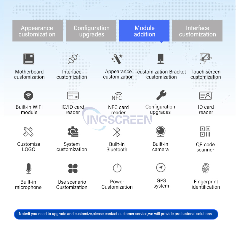 Рекламный дисплей Ingscreen 50" с сенсорным экраном