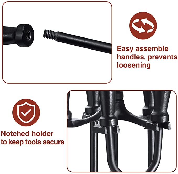 Fireplace Accessories Sets Tong Poker Broom Useful Fireplace Tools Sets