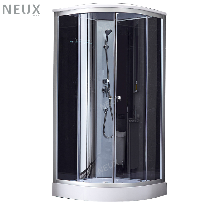 Wholesale Corner 5mm Sliding Glass Door Steam Ready Made Bathroom Shower Cubicle