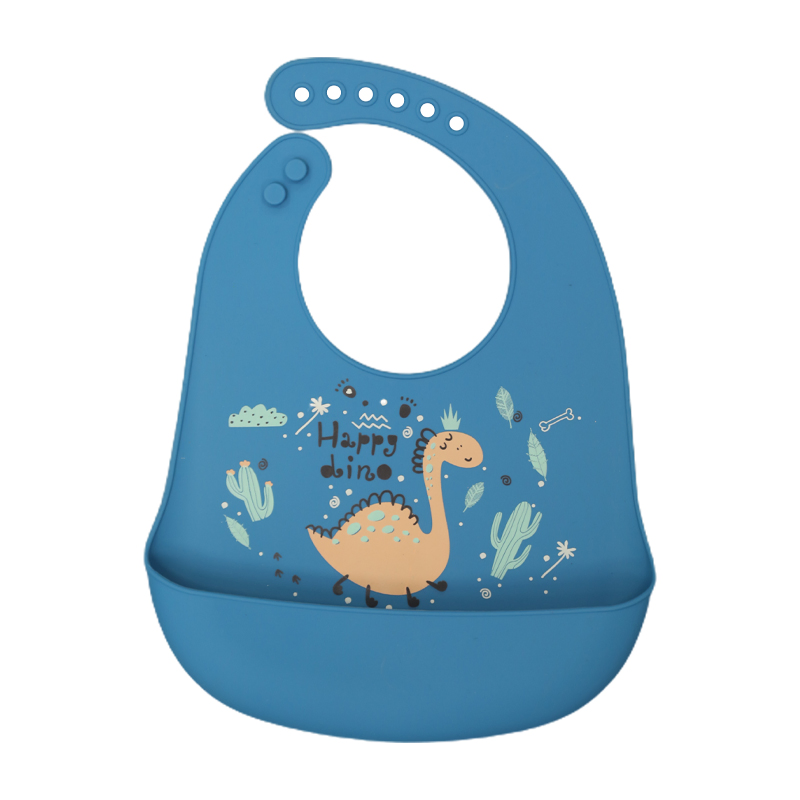 Soft Adjustable Toddler and Baby Silicone Bibs for Babies Girl and Boy
