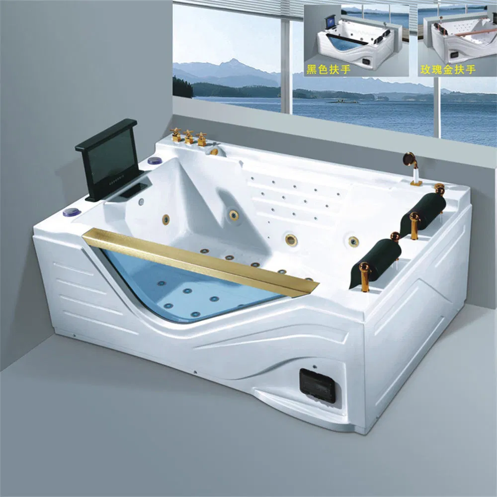 Modern Bathtub Custom Square CE Soaking Round Embedded Acrylic Massage
