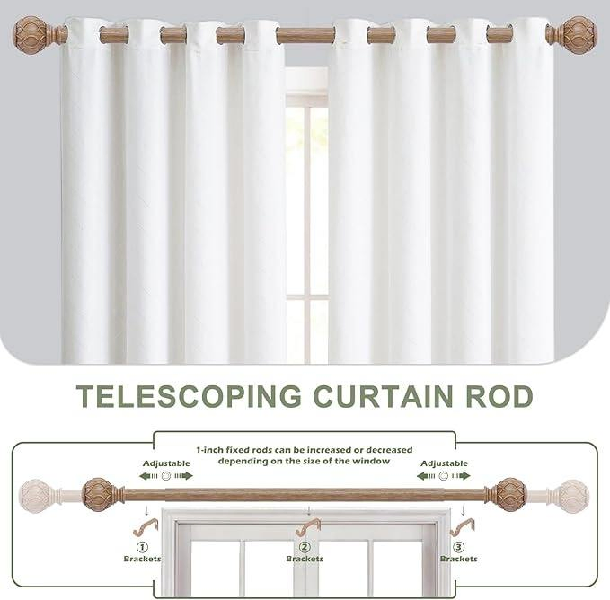 Factory Direct Sale Wooden Curtain Rods Home Decor