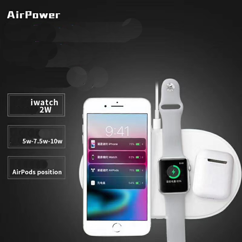 Универсальная беспроводная зарядка Airpower Qi для iPhone