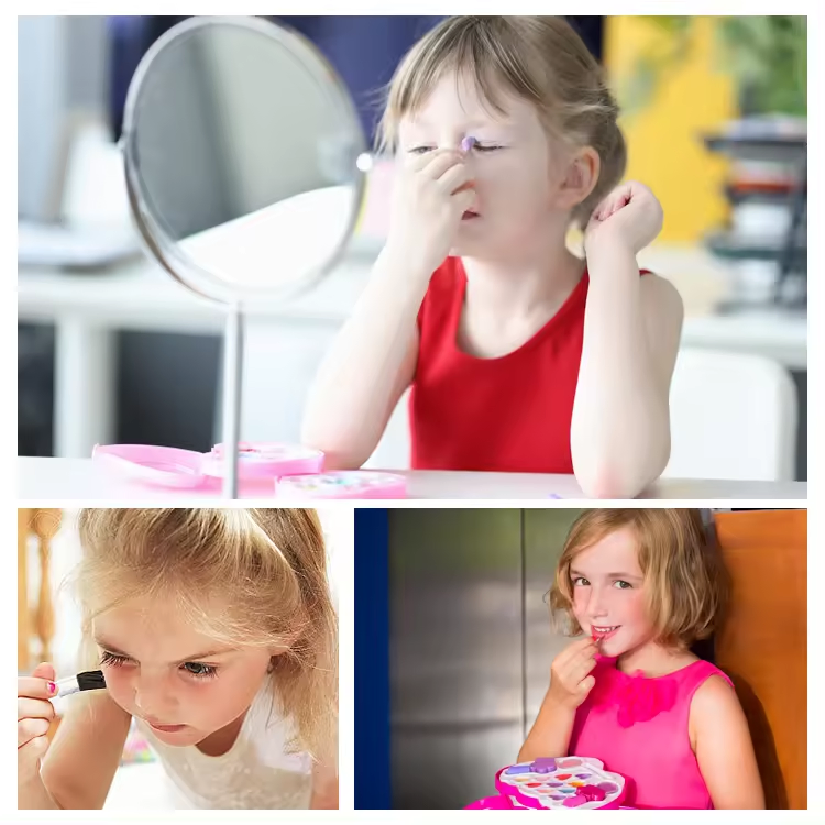Akiaco Kids Makeup Set for Creative Pretend Play Fun