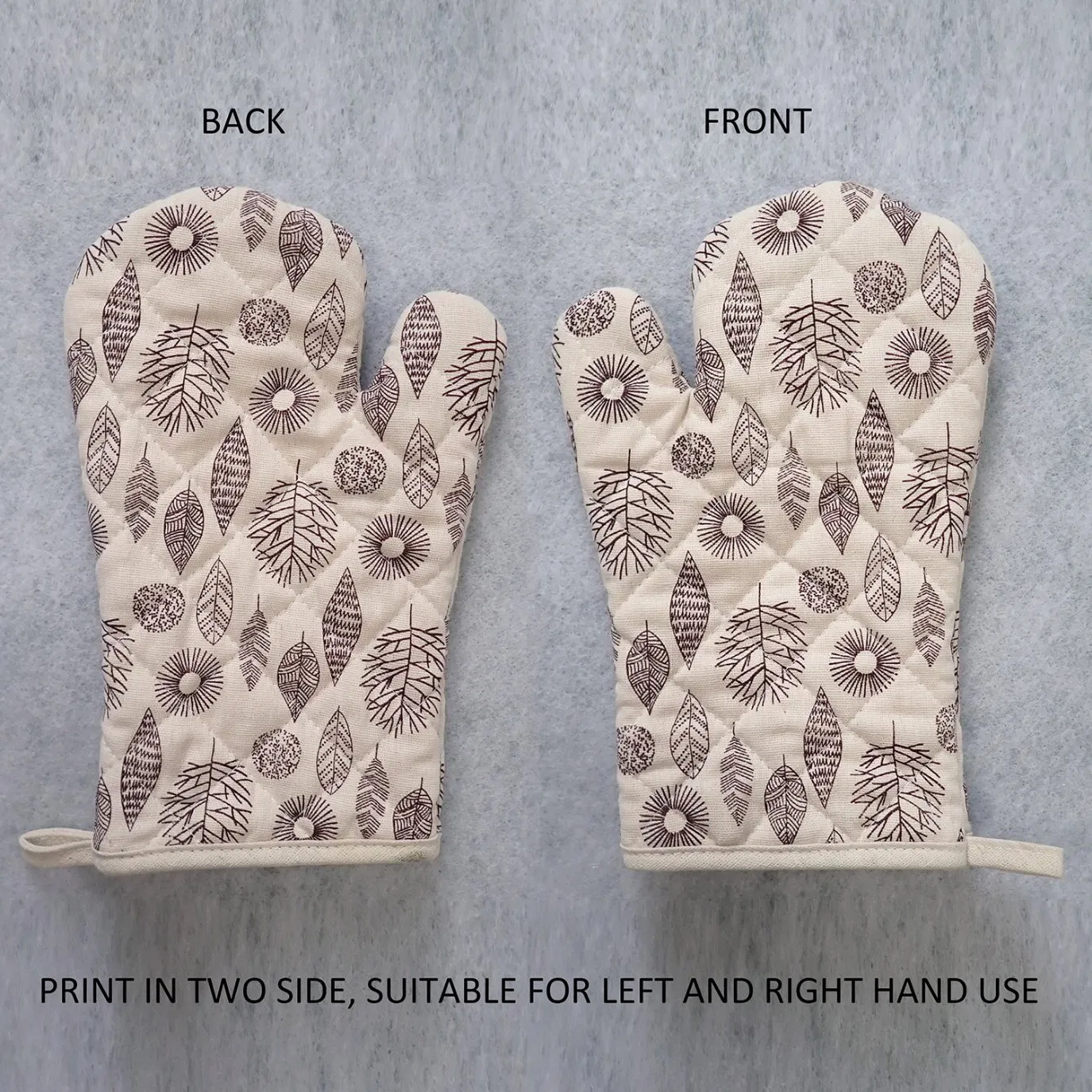 Everyday Cooking, Baking, BBQ Home Oven Mitts Easy Clean 500f° Heat Resistant BBQ Cooking Baking Grilling Oven Mitt