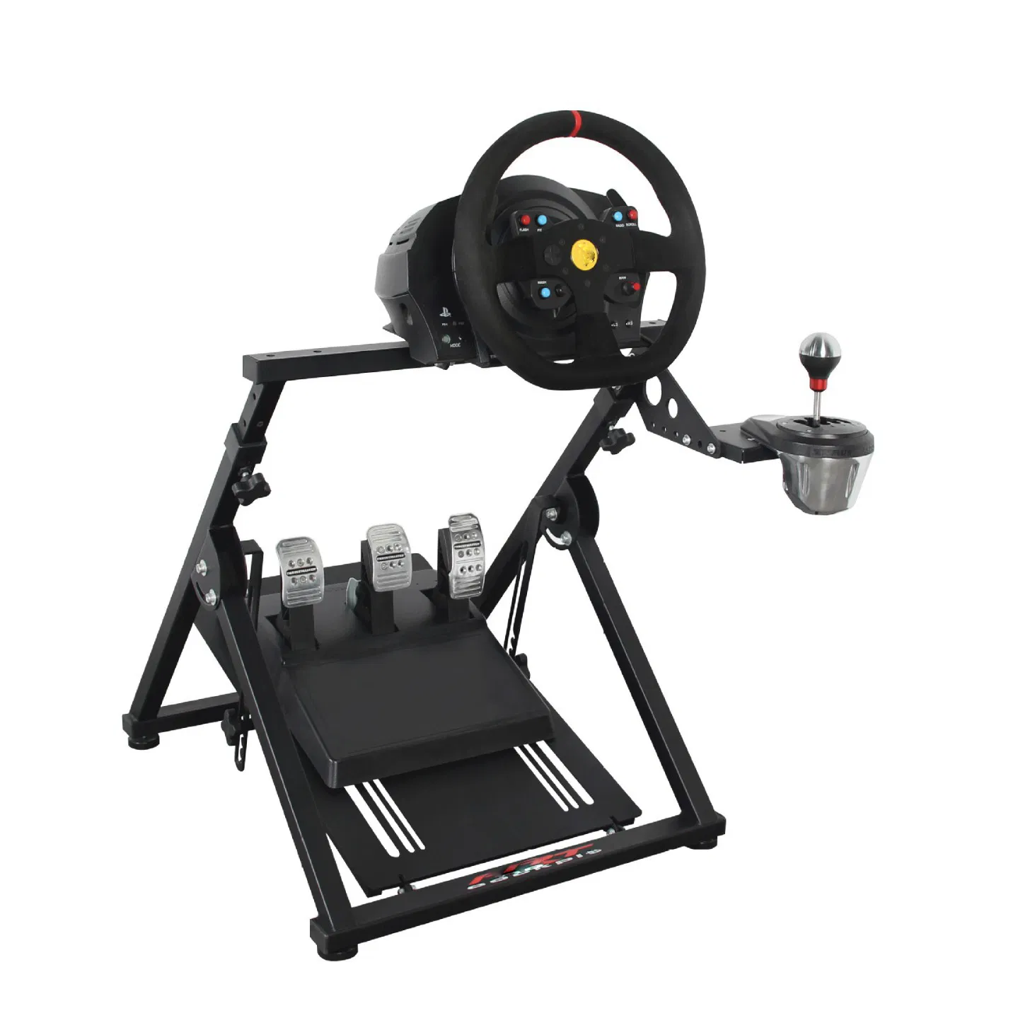 Custom Folding Racing Game Simulator Holder Bracket Foldable Gaming Steering Wheel Stand
