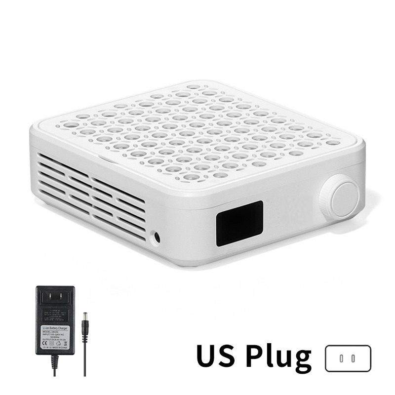 Professional New 3800rpm Electric Nail Dust Collector - Mini Powerful Suction Vacuum