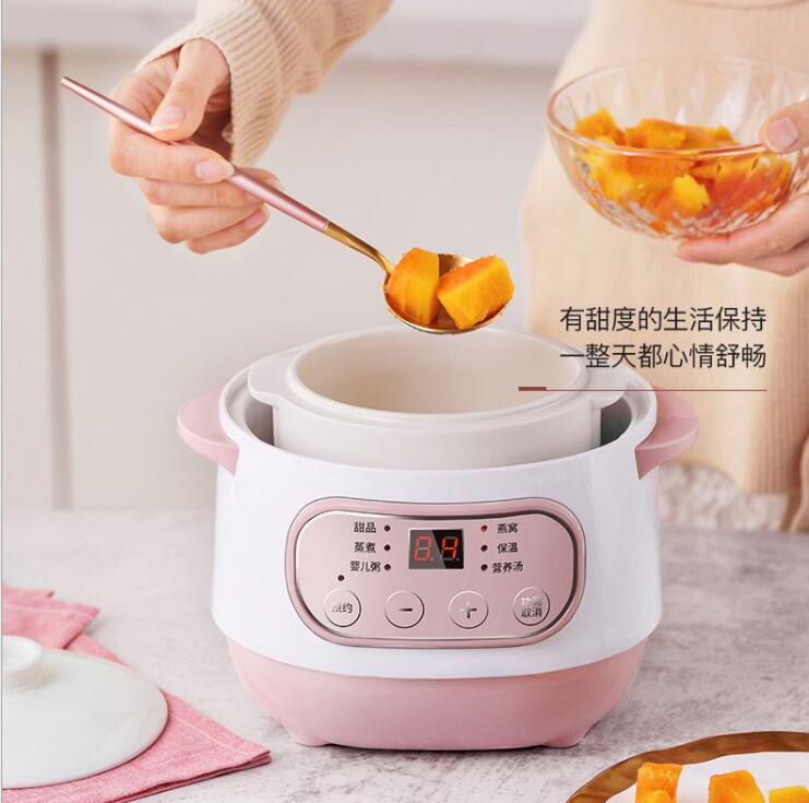 Mini White Porcelain Stewing Cup Stewing Bird′ S Nest Water-Proof Health Automatic Electric Stewing Pot Stewpot