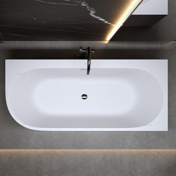 Акриловая ванна овальная отдельностоящая