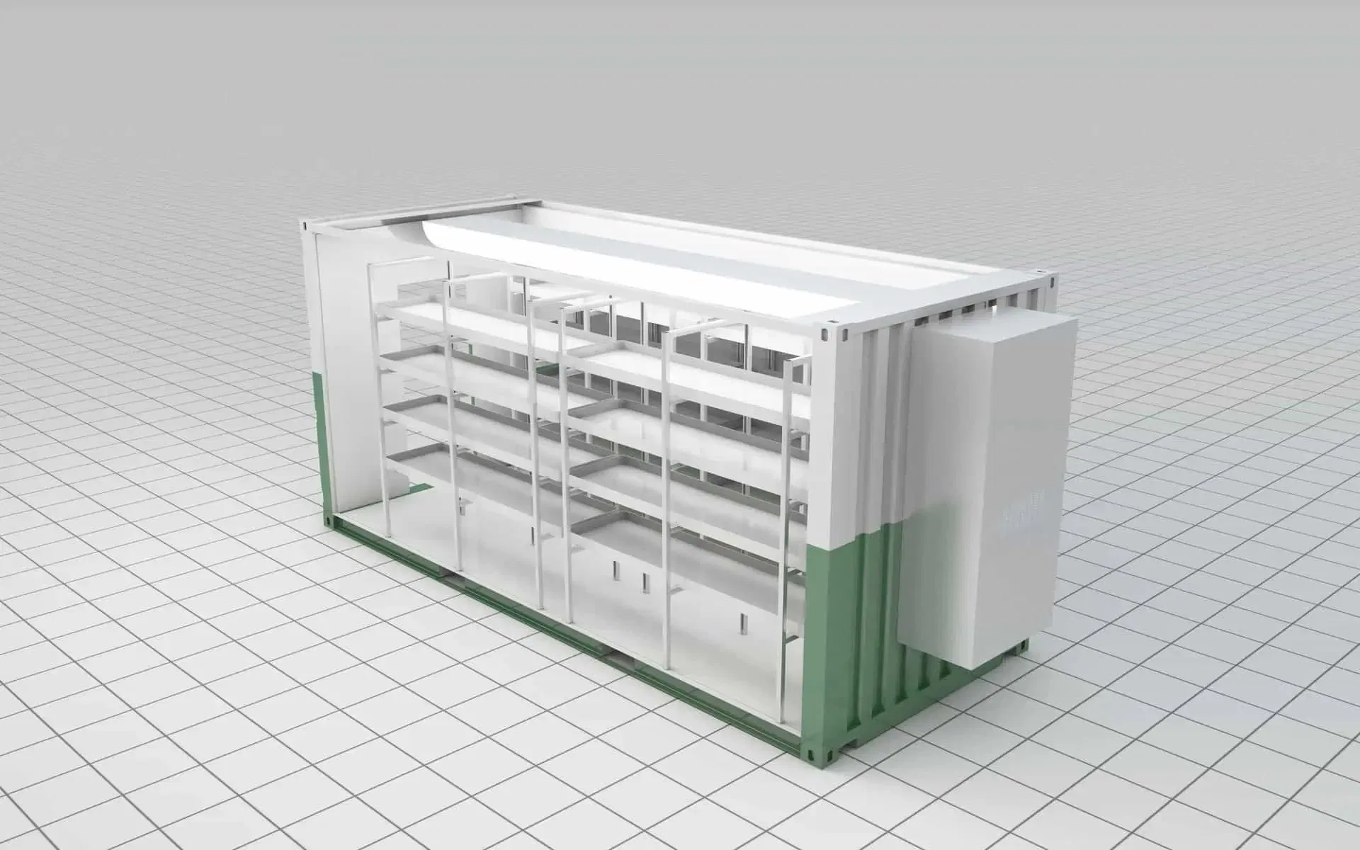 40FT Vertical Hydroponic Growing Farming Container Plant Factory Shipping Container with Intelligent Control System