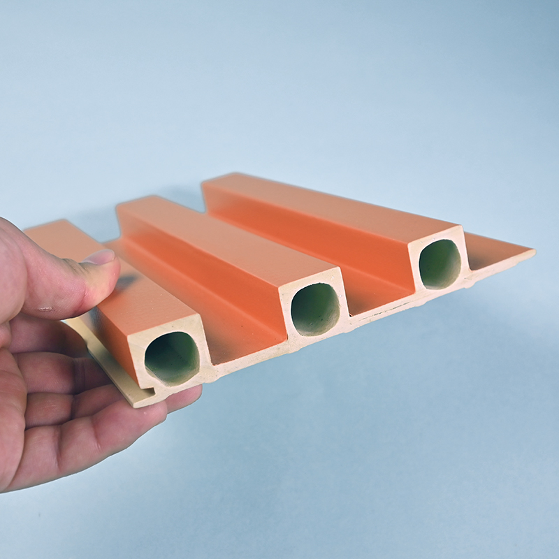 Brown WPC Wall Panel for Trendy Interiors