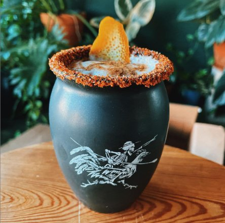 Tanqueray Custom Natural Clay Mugs Cocktail Cups Mexican Style Absolut Cantaritos Fiesta Cups