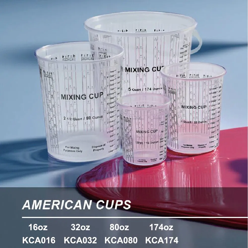 Чашка для смешивания красок одноразовая с печатью