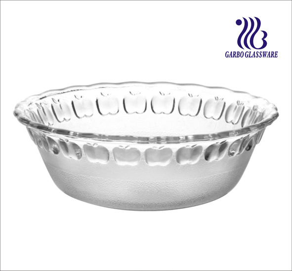 Wholesale Factory Transparent Heat Resistant 6.5 Inch Glass Fruit Candy Salad Bowl